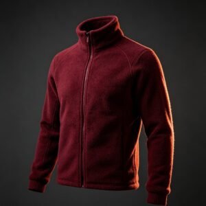 Personalizado chaqueta fantasma maniqui forro polar completo cremallera burdeos sangre de toro