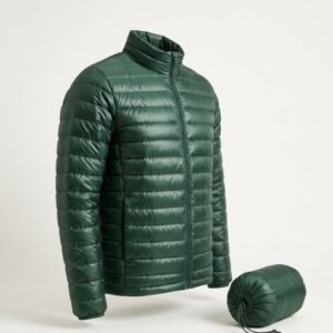 Personalizado chaqueta fantasma maniqui plegable chaqueta acolchada bosque verde bolsa bolsa
