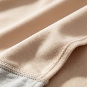 Primer plano de tela de punto de bambú de tacto suave para ropa interior