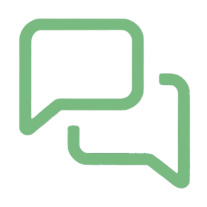 Icono paso 1: conversación inicial de cotización