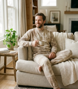 Ropa de estar por casa modelo hombre tie tenido earthy sofa