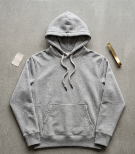 Sudaderas foto plana sudadera con capucha heather gris