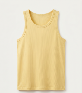 Tank top fantasma maniqui mantequilla amarillo
